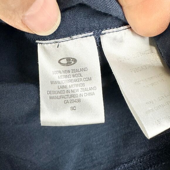 Icebreaker Womens Bodyfit 200 Merino Wool Long Sleeve Base Layer Size XS Navy - Picture 5 of 5